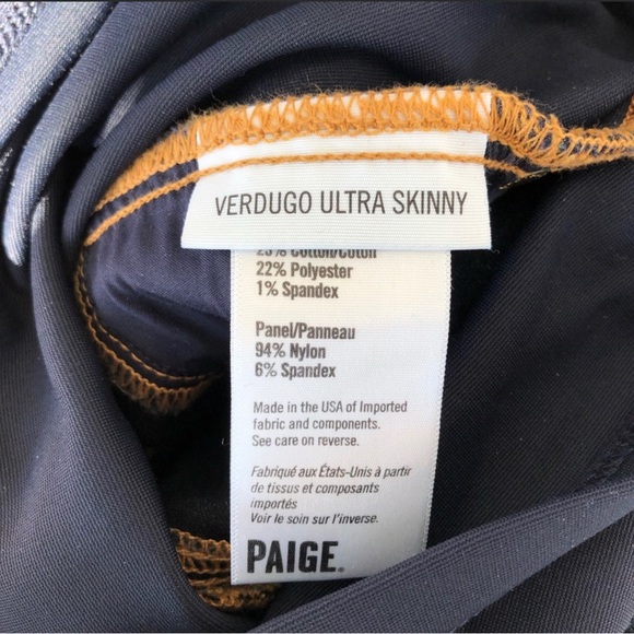 New with tags Paige Verdugo maternity jeans - size 26 - Picture 12 of 12
